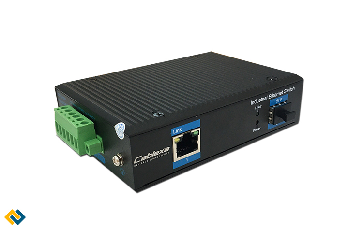 Converter công nghiệp IES7211-1PGE1GF-CA Cablexa, IES7211-1PGE1GF-CA Converter công nghiệp 1 Port Gigabit fast ethernet SFP PoE